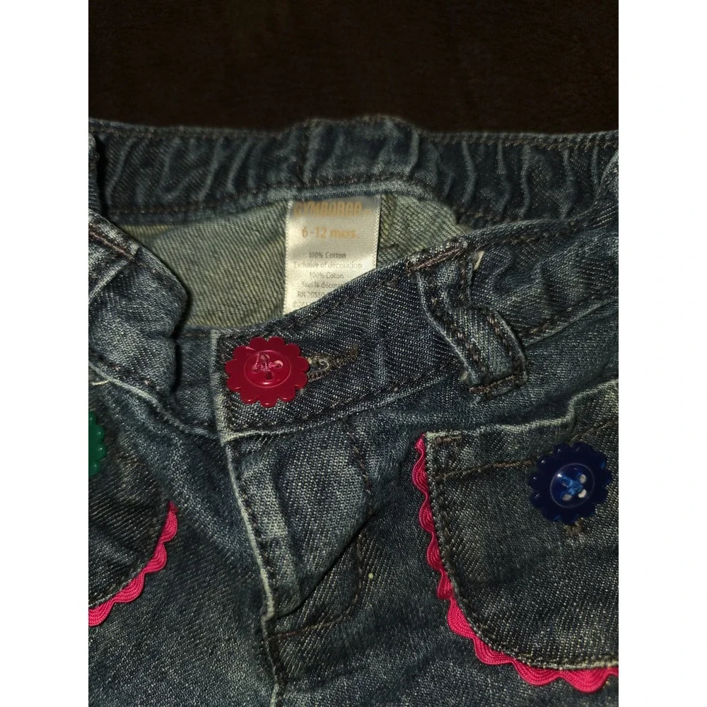 Gymboree sweet music bird top jeans 6 12 months and hat 0 12 months baby outfit